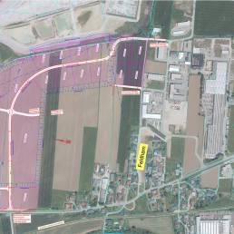 Plan des Baugrundstücks Vorchdorf